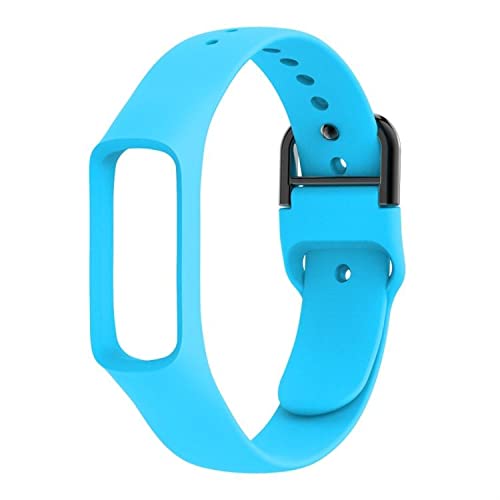 Image of Band Strap Belt with Buckle for Samsung Galaxy Fit E R375 Smart Band (Sky Blue) (Note: Not Compatible to Any Other Models Except Samsung Fit E R375 Band) (Sky Blue)