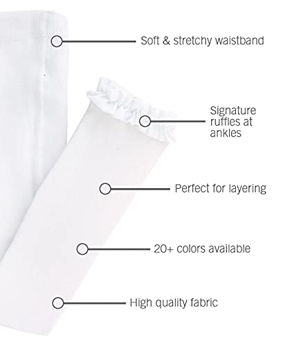 Image of RuffleButts Baby /Toddler Girls Footless Ruffled Tights