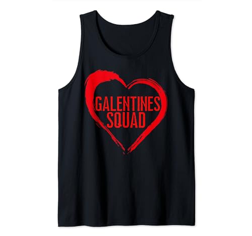 Galentines Squad Favorite Friend Single Bestie Valentines Tank Top