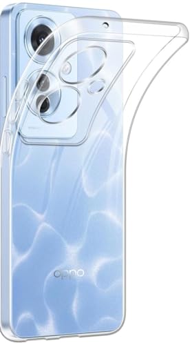 Captor Cover Trasparente per Oppo Reno 11F / Reno 11F 5G, Custodia TPU in Silicone Flessibile Morbida e Sottile, Alta Qualità con Bordo Rialzato per Schermo e Protezione Fotocamera