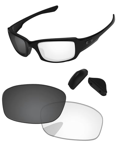 Image of Replacement Lenses & Nose Pads for Oakley Fives Squared(4+1) OO9238 54mm - Precise Fit, UV Block, Impact Resistant