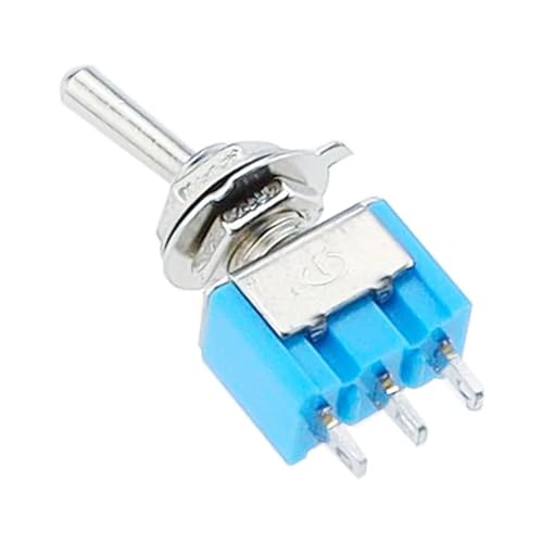 5 �s�[�X/10 �s�[�X/���b�g�u���[�~�j MTS-102 MTS-103 3 �s�� SPDT ON-ON ON-OFF-ON 6A 125VAC �~�j�`���A �g�O�� �X�C�b�`(MTS-102 3PIN ON-ON,5PCS)