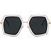 WOWSUN Oversized Big Fashion Sunglasses for Women Irregular Large Shades UV Protection