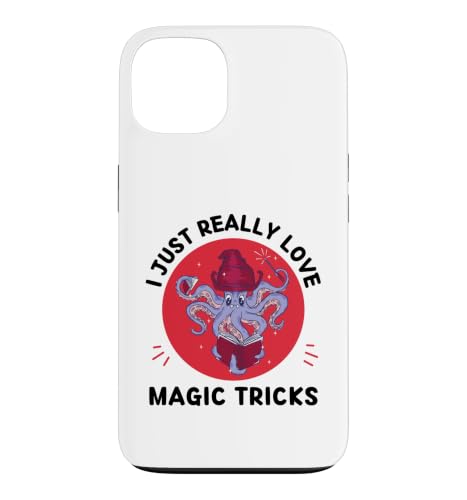 �J���C�C �I�N�g�p�X I Just Really Love Octopus Magic Tricks Lover �X�}�z�P�[�X iPhone 13 �p