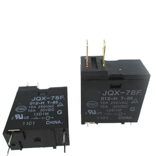 Relais 12 V JQX-78F-012-H pour circuit imprimé DIP4 16A 250V