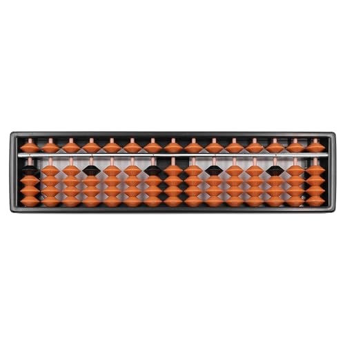Hsthe Sea Abacus Tool 15-stelliger Abacus Abacus Chinesischer Vintage-Rechner für Mathematikunterricht