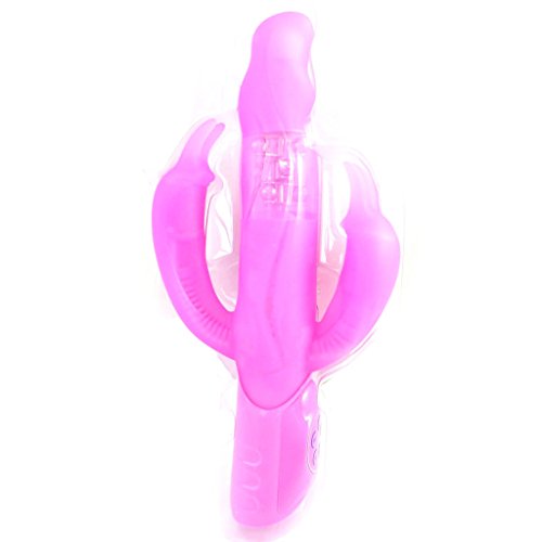 Vibromasseur Rabbit stimulation double rose de 15.5 cm de long - 6