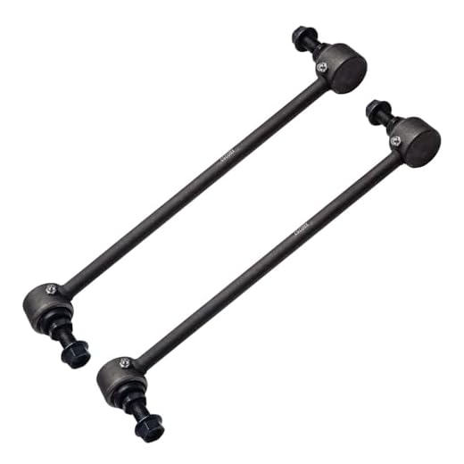 Detroit Axle - 11.8" Front Sway Bars Replacement for Chevy Cobalt HHR Malibu Pontiac G6 G5 Pursuit Saturn Aura Ion [W/o RPO Code FE5] - 2pc Set
