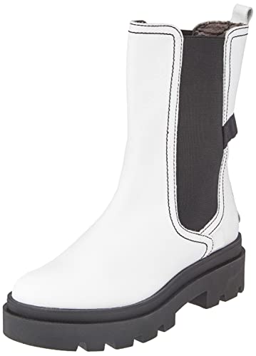 Fly London Judy819fly, Botas Estilo Chelsea Mujer, Blanco, 40 EU