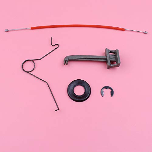 Kit câble d'accélérateur et ressort pour tronçonneuse Husqvarna 362 365 371 372