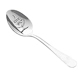 ♦ TRENDY SILVERWARE FÜR DEN TÄGLICHEN GEBRAUCH: -Ideal für den täglichen Gebrauch als Löffel für Kaffee, Tee, Eis, Suppe, Nutella, Müsli, Essen oder Snack; sorgt für zeitsparenden Reinigungskomfort.