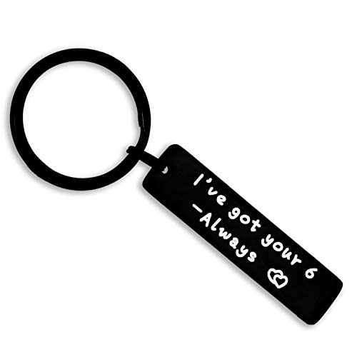 Kivosliviz Officer Gifts: I Got Your 6 Police Wife Keychain Law Enforcement Gifts for Him