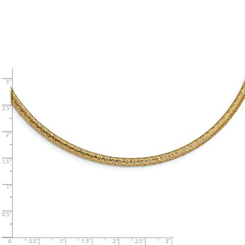 14K Stretch Mesh Necklace3