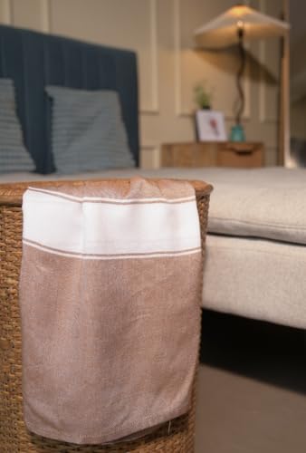 Image of Ultra Lightweight Bamboo Bath Towel-Set of 3| 155x80 CM| Quick Dry, Highly Absorbent, Skin-Friendly & Eco-Friendly Towels |Perfect for Daily Use, Travel (Less Than 200gm) & Gifting