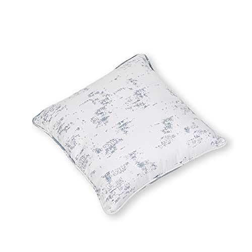 Image of Swayam Cotton Set 2 Decorative Soft Cushion Case Square Pillowcases for Couch Sofa Bed Living Room| 16 X 16 Inches | Grey