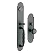 Baldwin 6543.FD Lancaster Dummy Handleset Trim Set, Antique Nickel