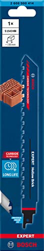Bosch Lâmina de serra sabre EXPERT S1543HM Hollow Brick