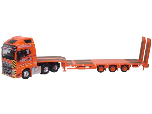 Oxford Diecast 1:76 Volvo Fh4 Gxl Semi Low Loader Crouch Recovery Collectable Model 76Vol4013