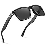 STGATN Polarized Outdoor Recreation Sunglasses for Men and Women Vintage Driving Square Sun Glasses