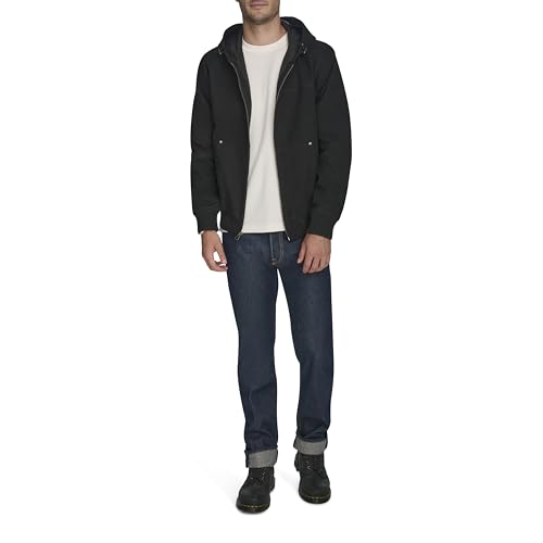 Image of Levi's Men's Workwear Cotton Canvas Hooded Bomber Jacket