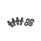 RATCHROLL 4Pcs Dark Green Metal Motorcycle Rear Driven Sprocket Screw Bolts for CG125 Replacement Car Parts