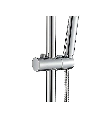 IDRO-BRIC Saliscendi A 3 Getti Con Doccino E Risparmio D'acqua - Serie Zante BLISAL0140CR - 2