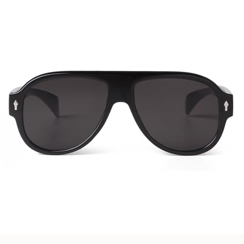 SDINM Trendy Aviator Sunglasses for Women Men Retro Vintage 70s Pilot Sun Glasses