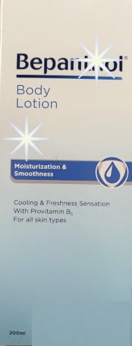 Bepanthole Derma Body Lotion 200 ml Mooisturization & Smoothness ~ Cooling & Freshness for All Skin Types