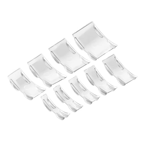 Ensemble de mesure de cerceau avec 9 protections transparentes pour redimensionner des bijoux en vrac de 6 à 12 de diamètre