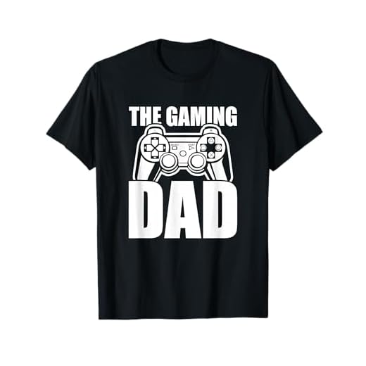 Herren The Gaming Dad Game Controller Spruch Geschenkidee Vatertag T-Shirt