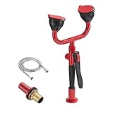 Tuyau flexible en acier inoxydable : comprend un tuyau en acier inoxydable de 1,5 m, offrant une portée étendue et une portabilité pour une utilisation pratique à différentes distances.