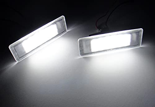 RZG 2x Luci LED per Targa Bianche Canbus per i40 4D VF Tucson TL Sportage QL ProCeed CD Soul SK3 Stonic