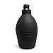 Healthy Vibes Clean Enema Bulb - Personal Colon Cleanse Device for Men & Women - Home Use & Portable for Travel - Silicone Bulb, Smooth Nozzel - 10oz - Black