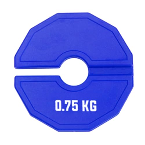 BUAGOUWZ Discos de Gimnasio Micro-Tipo de 0,75 Kg, Fraccionarias, Pesas de Goma Adicionales para Entrenamiento de Fuerza.