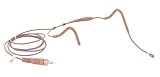 AV-JEFE AVL623 Cocoa/Caramel/Brown Color Professional Mini Sweat Resistant Headset Microphone for Se