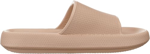 Image of WHITIN Women's Slides with Cushioned Thick Sole Slippers for Home Wear Y13 | Comfort for Daily Wear, Waterproof & Easy to Clean, Indoor & Outdoor Versatility, Lightweight EVA for All-Day