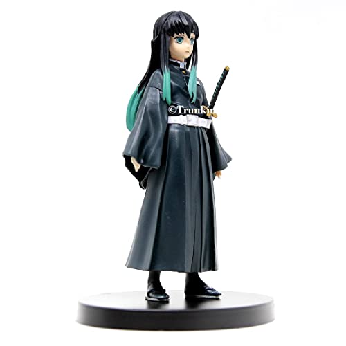 Image of Trunkin Rubber Demon Slayer Muichiro Tokito Action Figure The Mist Hashira Figurine Standie Collectible Figure Manga Weeb,10 cm