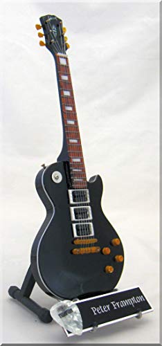 PETER FRAMPTON Guitare Miniature avec médiator - Les Beatles, Paul McCartney, John Lennon, RIngo Starr, George Harrison PETER FRAMPTON Guitare Miniature avec médiator