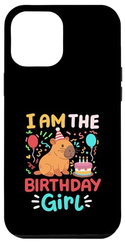 I'm the Birthday Girl Cute Capybara Bday Family Matching Custodia per iPhone 12 Pro Max