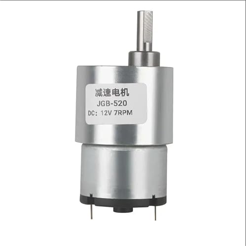 Moteur à engrenages JGB37-520 à couple élevé et motorisation électrique 12V - 3