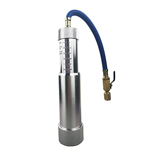 Inyector Manual AC para Aceite y Tinte R-134a 1/4" SAE miniatura 2