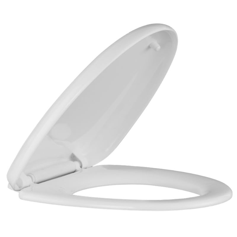 Asiento de inodoro en forma de V con bidet integrado y tapa de cierre silencioso