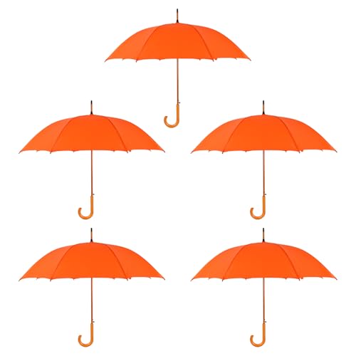 Parapluies de luxe orange de 102 cm de diamètre pour vos sorties urbaines