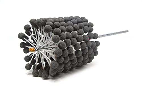 Image of Brush Research GBD60080Z25 FLEX-HONE, 6 inch (152mm) Diameter, 80 Grit, Zirconia Alumina #1525, for Low Carbon to Medium Carbon Steels, Stainless Steel and Cast Iron
