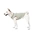 Gooby - Fleece Vest, Small Dog Pullover Fleece Jacket with Leash Ring, Gray, Large