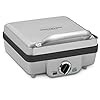 Cuisinart WAF-300P1 Belgian Waffle Maker with Pancake Plates, Brushed Stainless