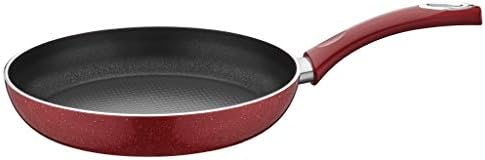Taç Granit Tava, 28Cm, 3.4 mm Gövde, Yapışmaz, Kırmızı