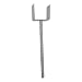 Produktbild Unimet UM725191 Pfostenträger, silber