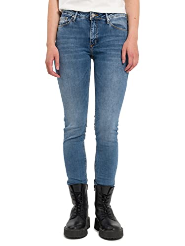 Chiusura lampo e bottoni Cross Alan Jeans, Sea Blue Washed, 28W x 34L Donna