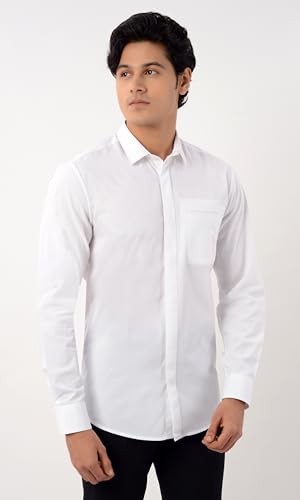 Image of Men's Solid Slim Fit Shirt